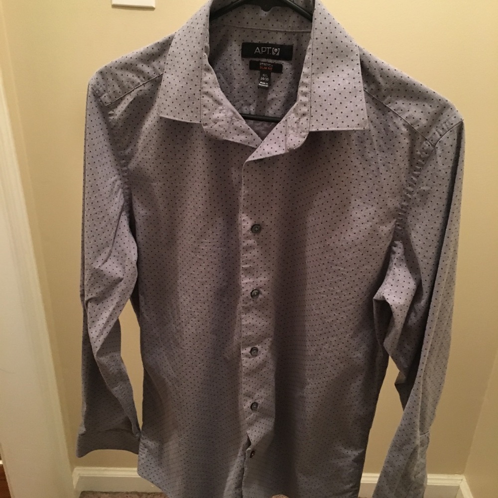 Men’s Apt 9 long sleeve slim fit shirt